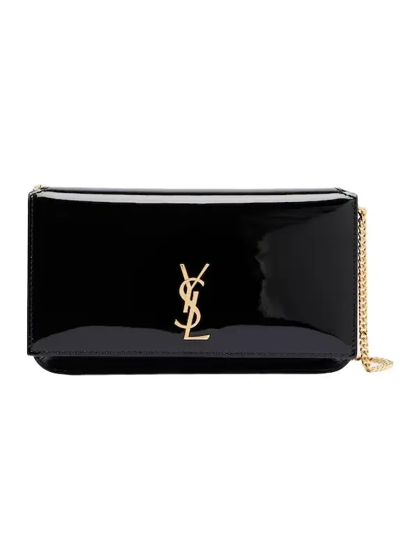 Cassandre patent leather phone pouch Cassandre patent leather phone pouch