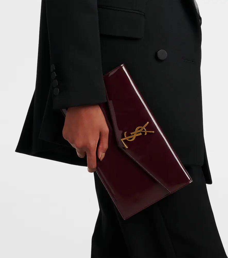 Saint Laurent Uptown patent leather clutch | Thumbnail 3