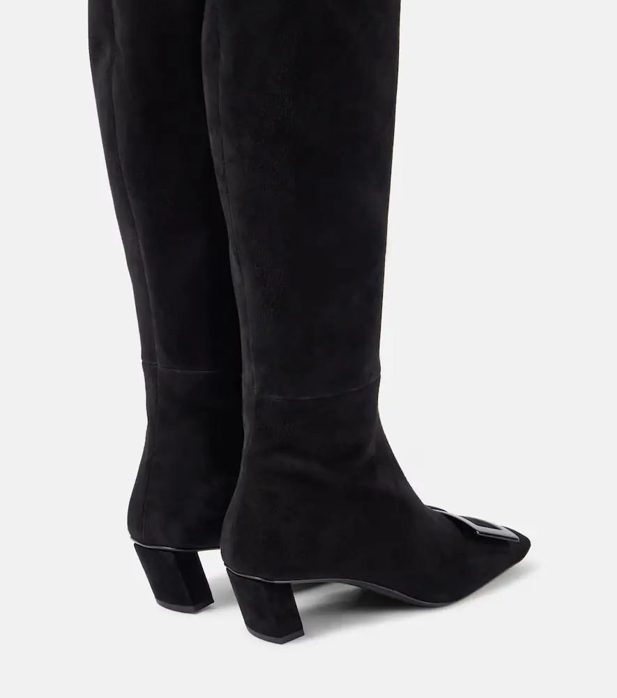 Roger Vivier Belle Vivier 45 suede over-the-knee boots | Thumbnail 3 Roger Vivier Belle Vivier 45 suede over-the-knee boots | Thumbnail 3
