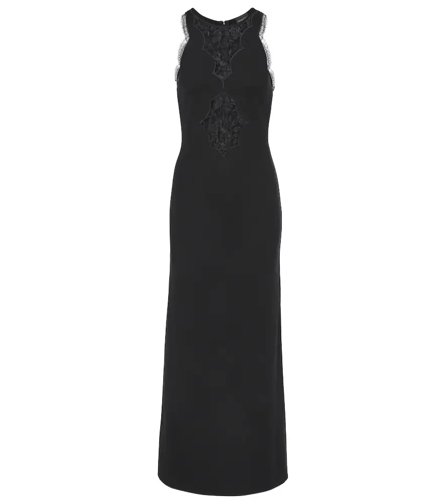 Giambattista Valli Lace-trimmed midi dress | Image 1 Giambattista Valli Lace-trimmed midi dress | Image 1