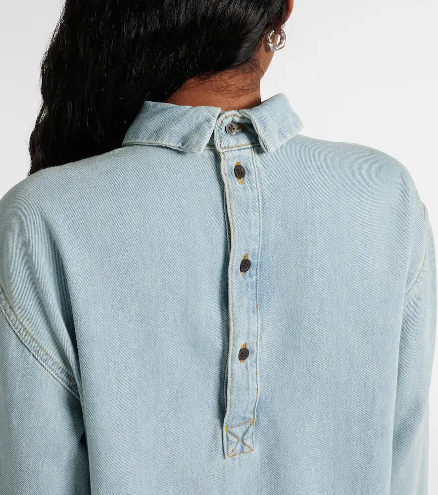 Dries Van Noten Denim turtleneck top | Thumbnail 6 Dries Van Noten Denim turtleneck top | Thumbnail 6