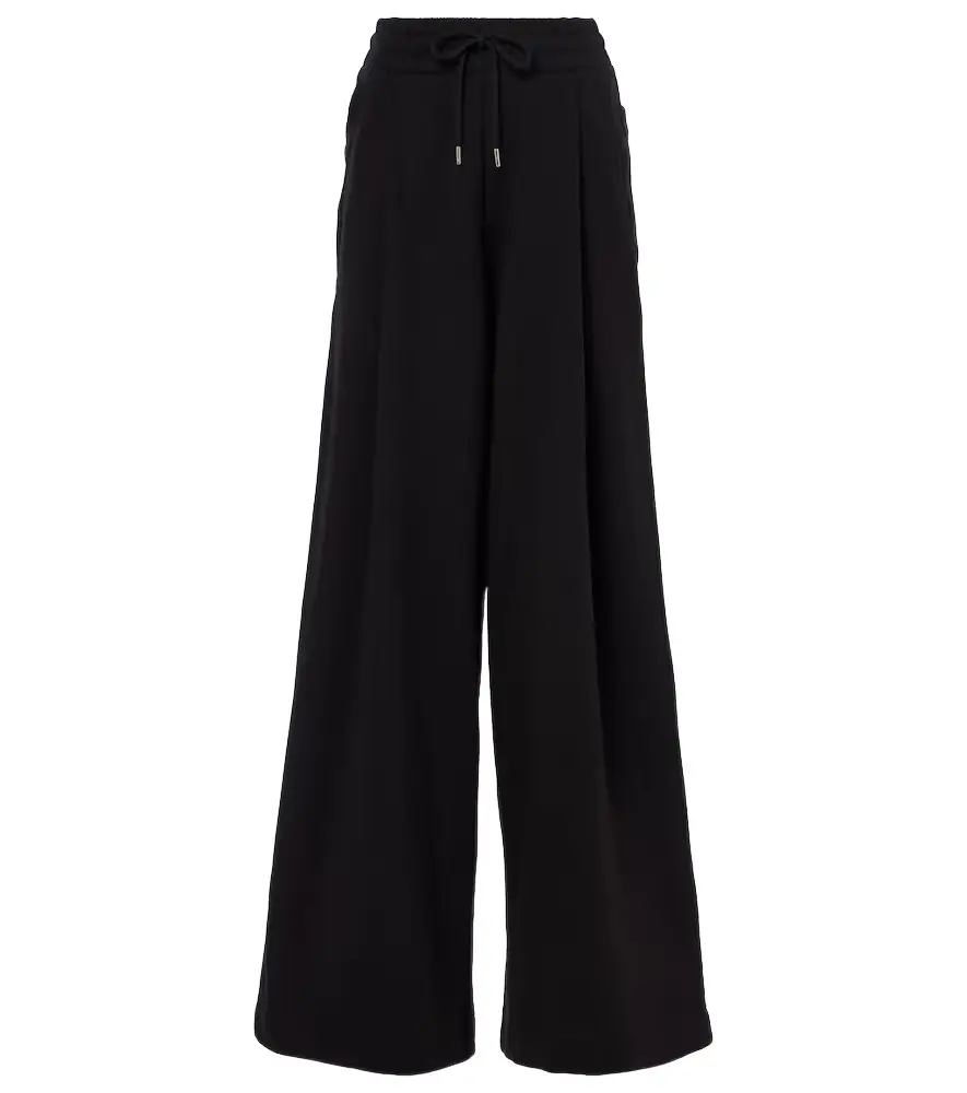 Dries Van Noten Cotton wide-leg pants