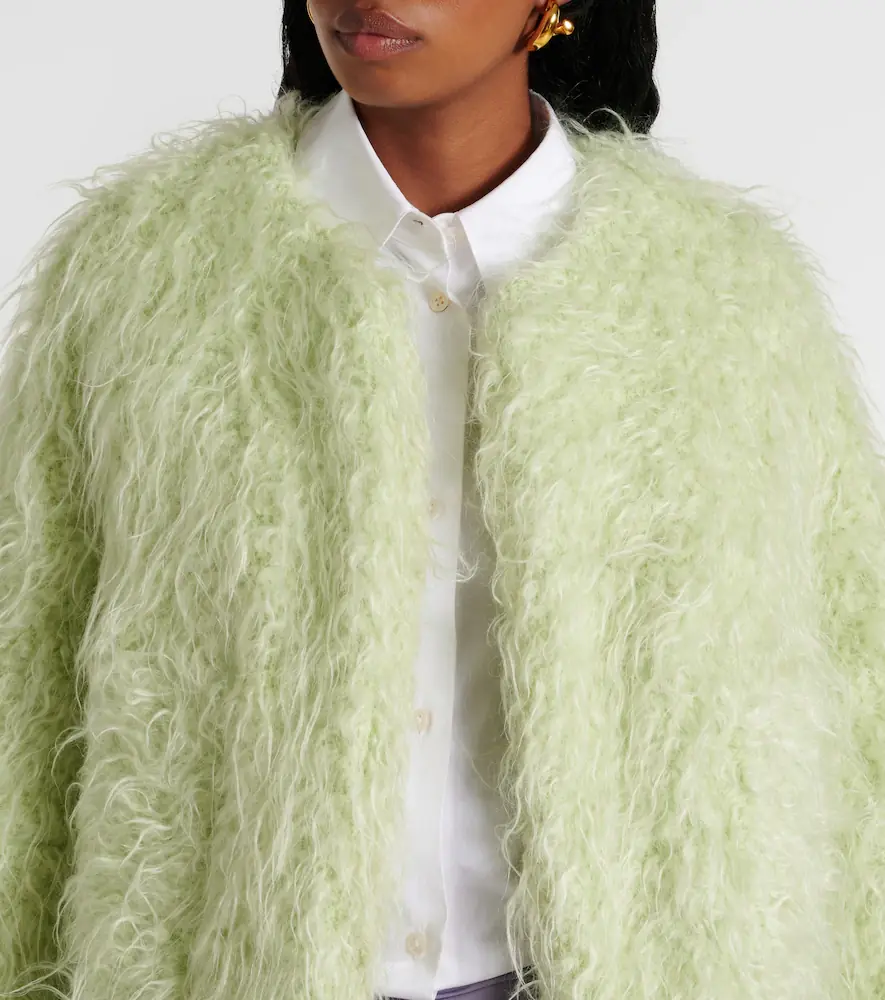 Dries Van Noten Faux shearling jacket | Thumbnail 5