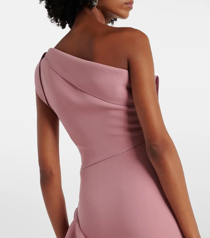 Maticevski Provenance ruffled one-shoulder crêpe gown | Thumbnail 6