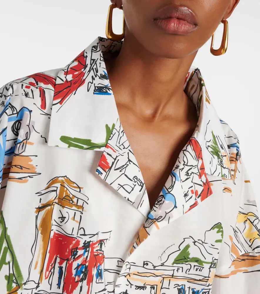 Jacquemus Casaco printed cotton bowling shirt | Thumbnail 2