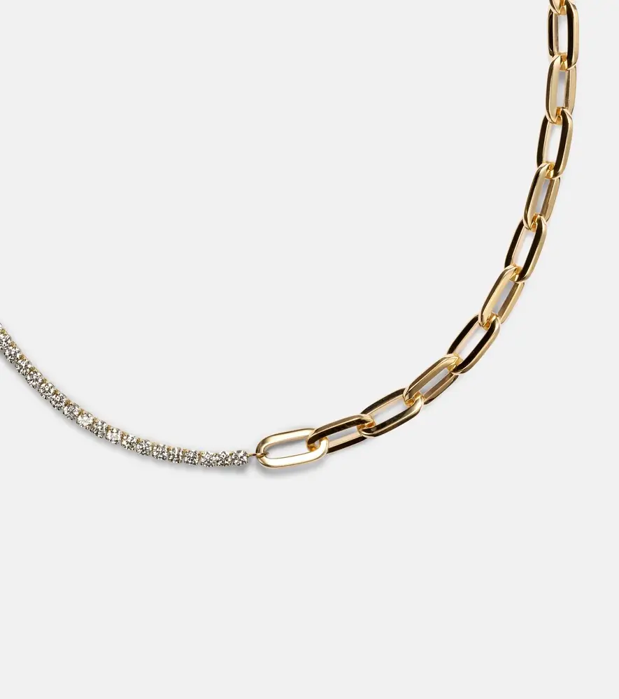 Bucherer Fine Jewellery Link 18kt gold chain necklace with diamonds | Thumbnail 4 Bucherer Fine Jewellery Link 18kt gold chain necklace with diamonds | Thumbnail 4