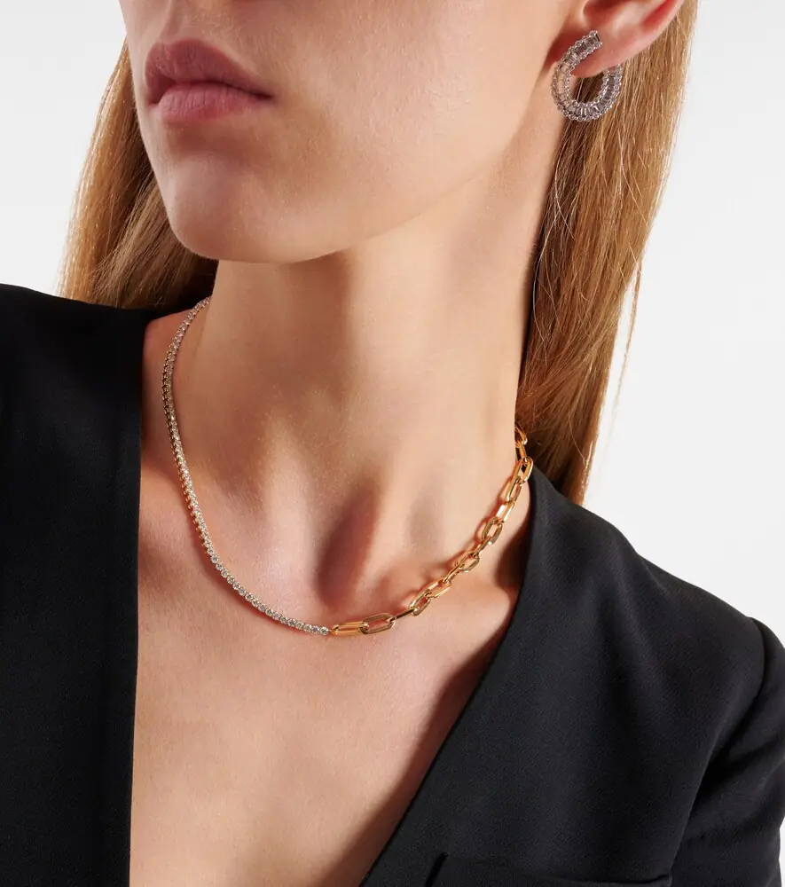 Bucherer Fine Jewellery Link 18kt gold chain necklace with diamonds | Thumbnail 5 Bucherer Fine Jewellery Link 18kt gold chain necklace with diamonds | Thumbnail 5