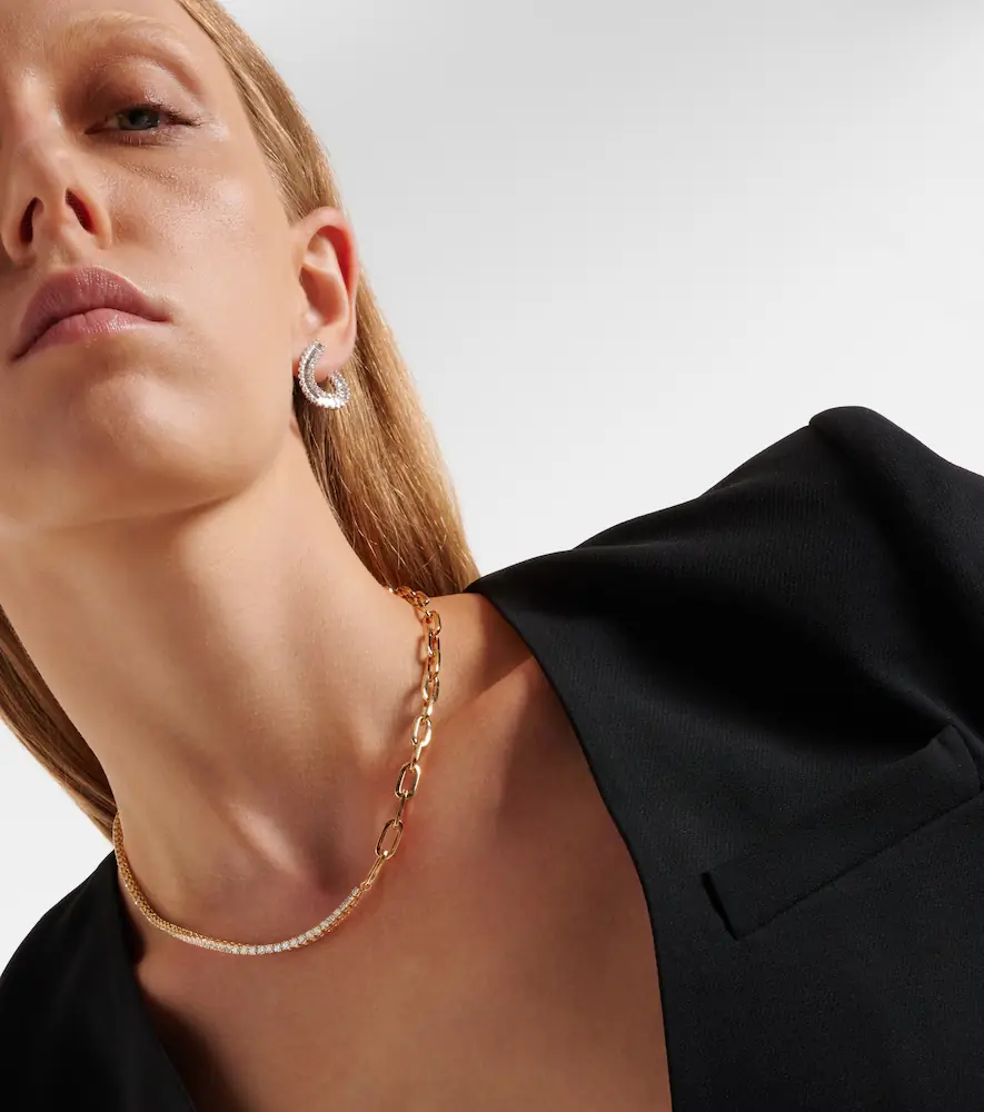 Bucherer Fine Jewellery Link 18kt gold chain necklace with diamonds | Thumbnail 6 Bucherer Fine Jewellery Link 18kt gold chain necklace with diamonds | Thumbnail 6