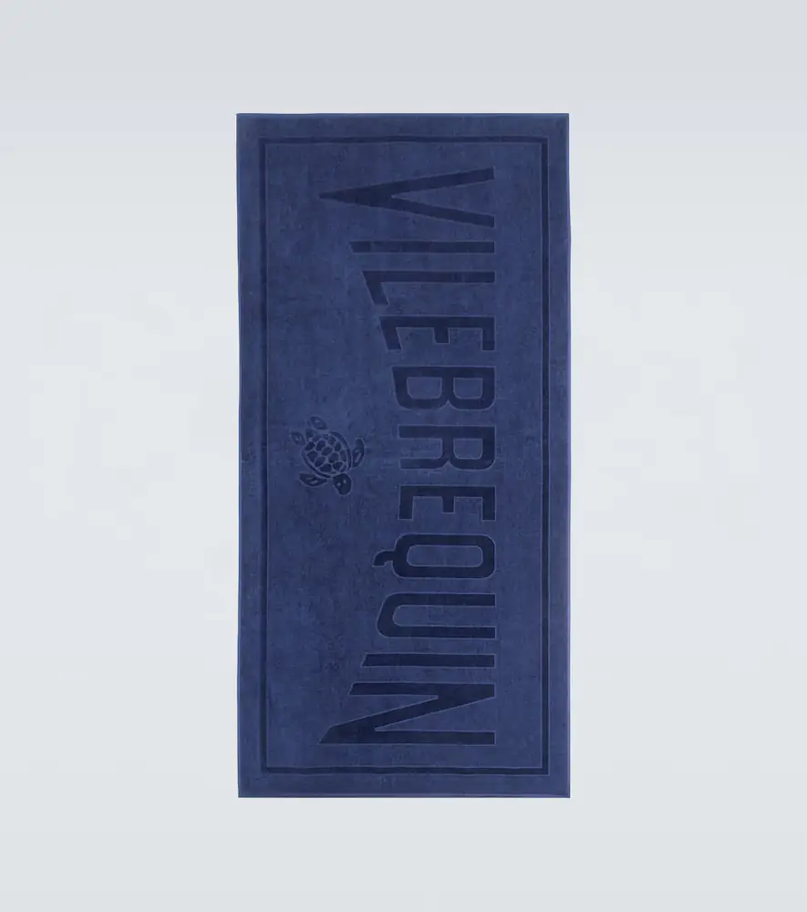 Vilebrequin Sand logo cotton terry beach towel | Thumbnail 2 Vilebrequin Sand logo cotton terry beach towel | Thumbnail 2