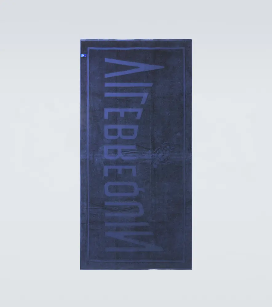 Vilebrequin Sand logo cotton terry beach towel | Thumbnail 3 Vilebrequin Sand logo cotton terry beach towel | Thumbnail 3