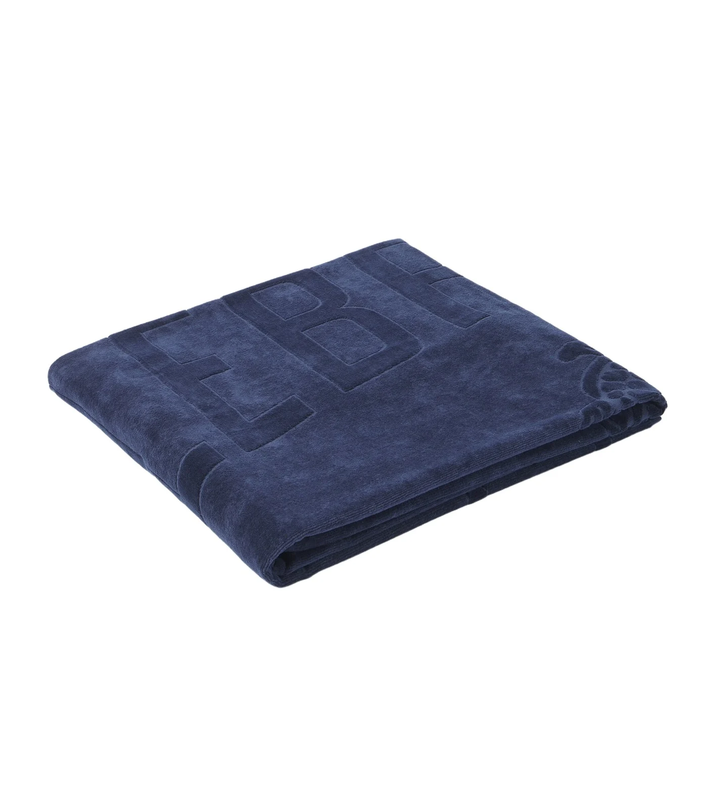 Vilebrequin Sand logo cotton terry beach towel