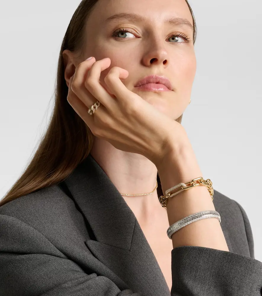 SHAY JEWELRY 18kt gold chain bracelet with diamonds | Thumbnail 3 SHAY JEWELRY 18kt gold chain bracelet with diamonds | Thumbnail 3