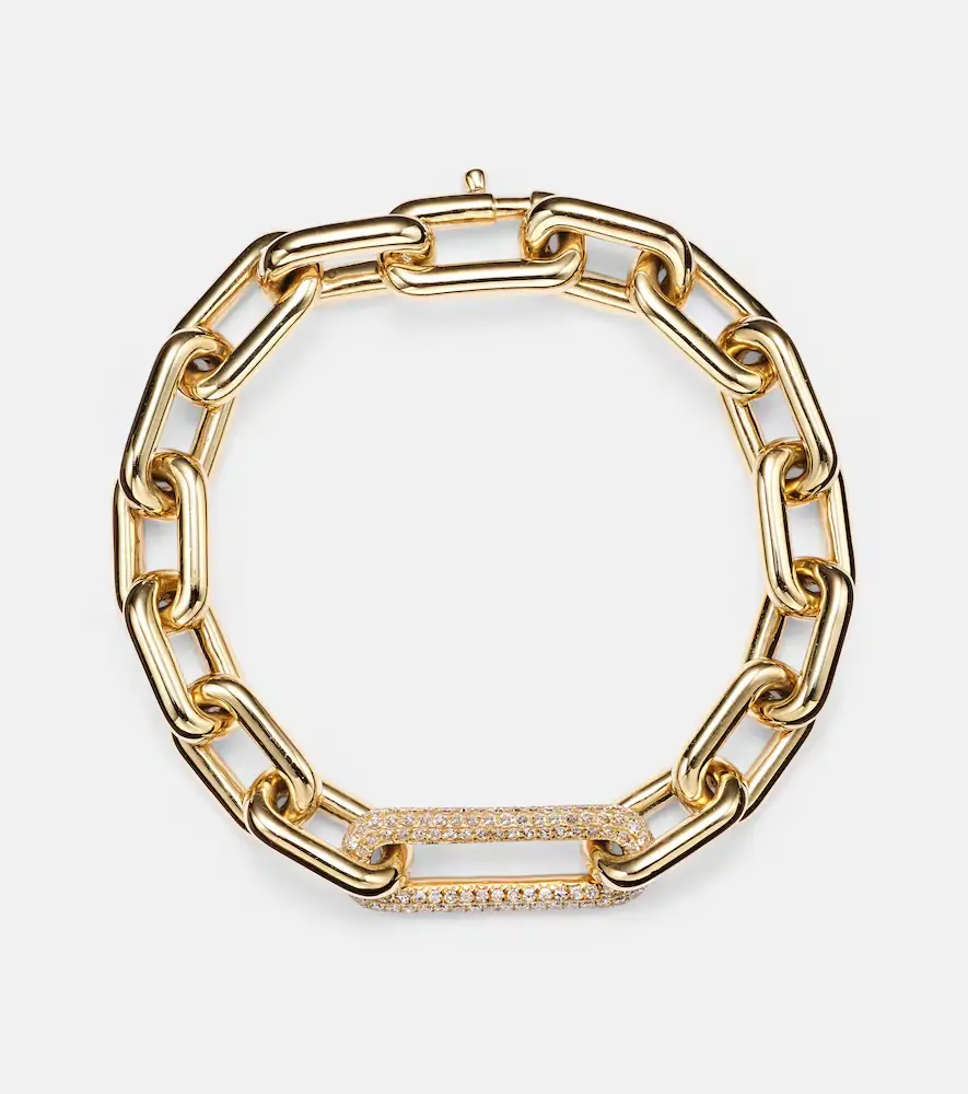 SHAY JEWELRY 18kt gold chain bracelet with diamonds | Thumbnail 4 SHAY JEWELRY 18kt gold chain bracelet with diamonds | Thumbnail 4
