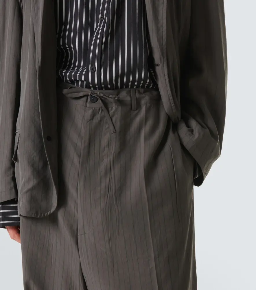 Balenciaga Pinstripe wide-leg pants | Thumbnail 2