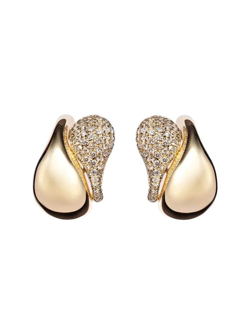 SHAY JEWELRY 18kt gold earrings with diamonds