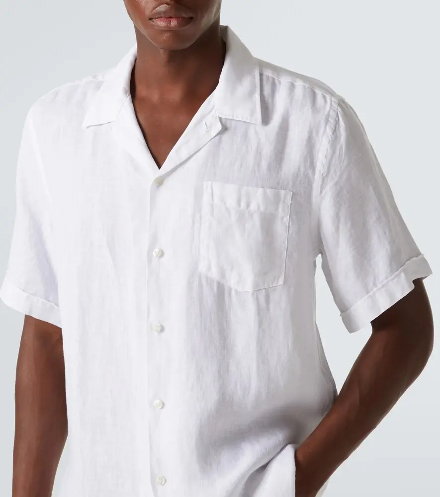 Vilebrequin Charli linen bowling shirt | Thumbnail 4