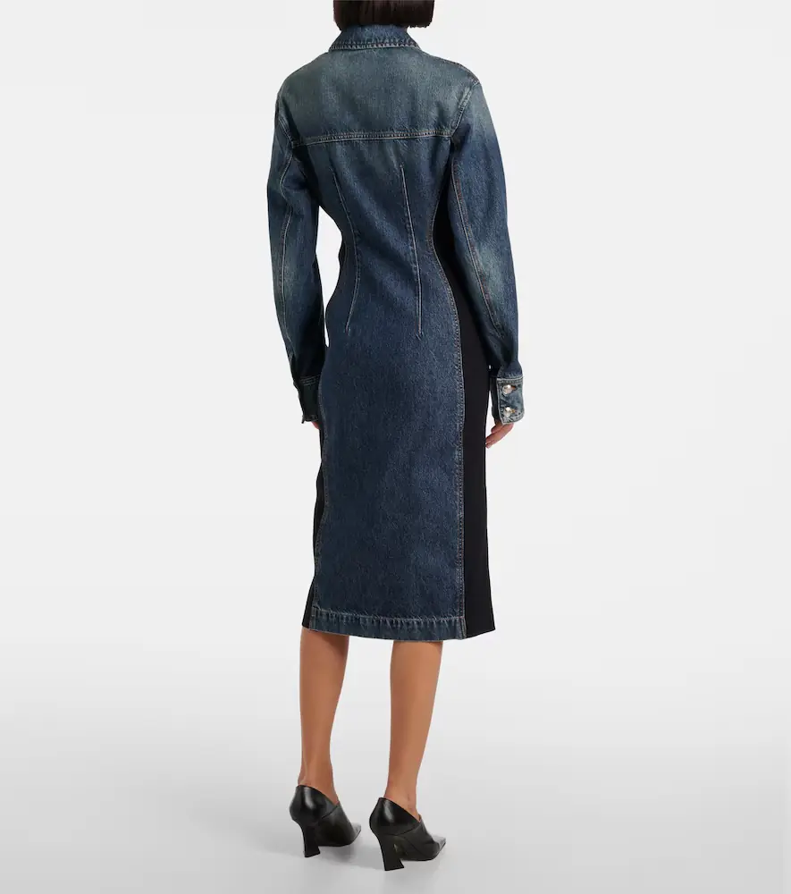 Sportmax Fiorito denim midi dress | Thumbnail 2 Sportmax Fiorito denim midi dress | Thumbnail 2