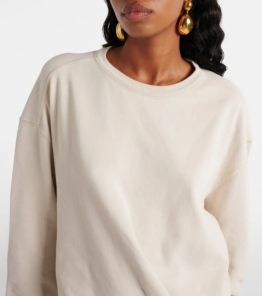 Marant Étoile Pipper draped cotton jersey minidress | Thumbnail 6