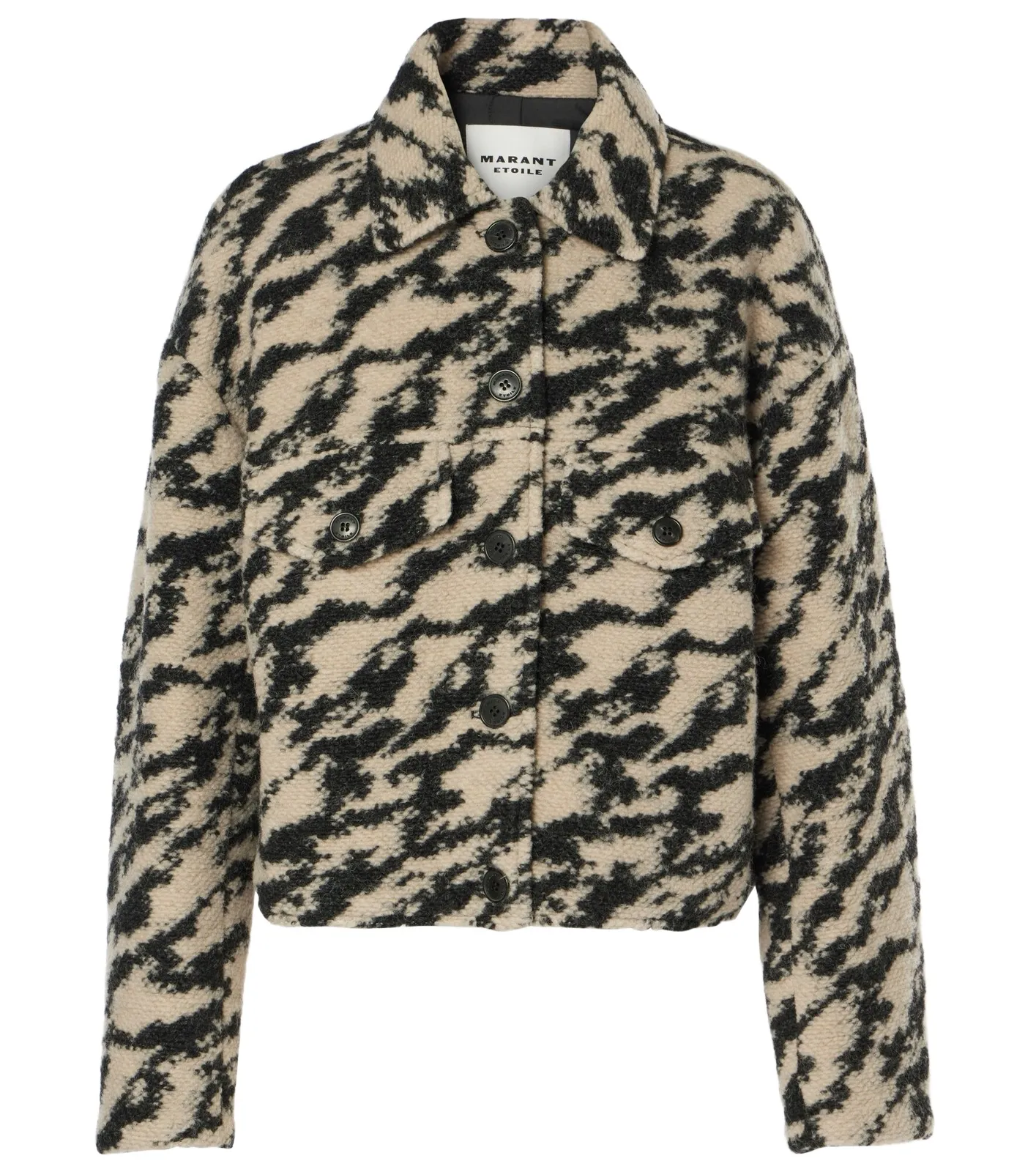 Marant Étoile Ferida printed wool-blend jacket
