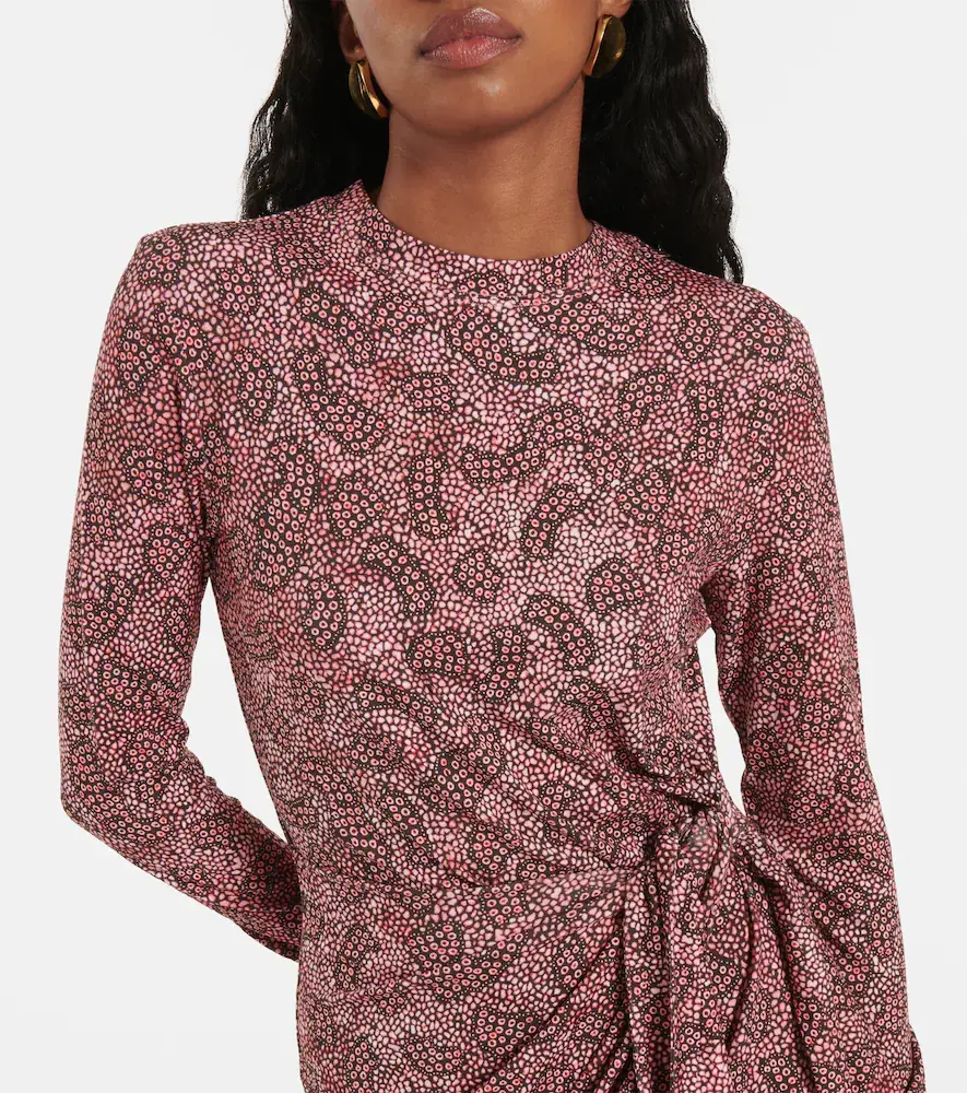 Marant Étoile Lisy jersey wrap dress | Thumbnail 2