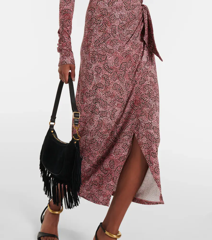 Marant Étoile Lisy jersey wrap dress | Thumbnail 3