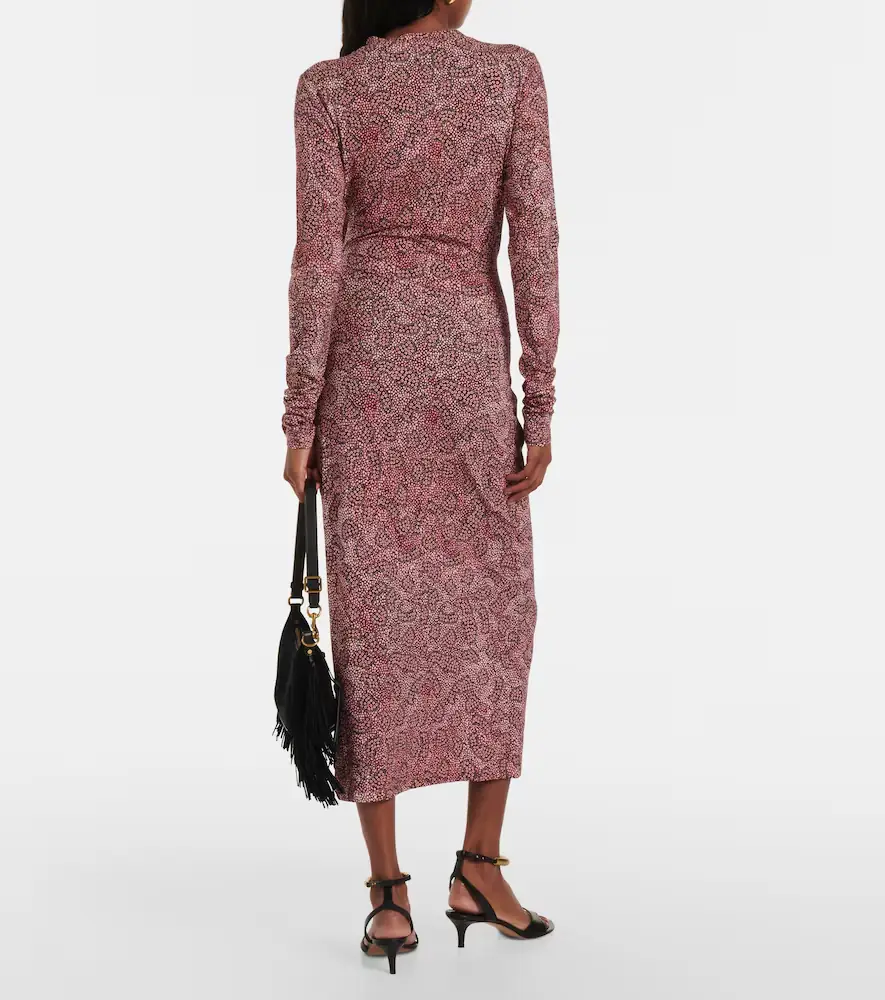 Marant Étoile Lisy jersey wrap dress | Thumbnail 4
