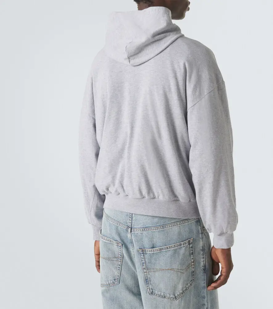 Balenciaga Cotton jersey hoodie | Thumbnail 4