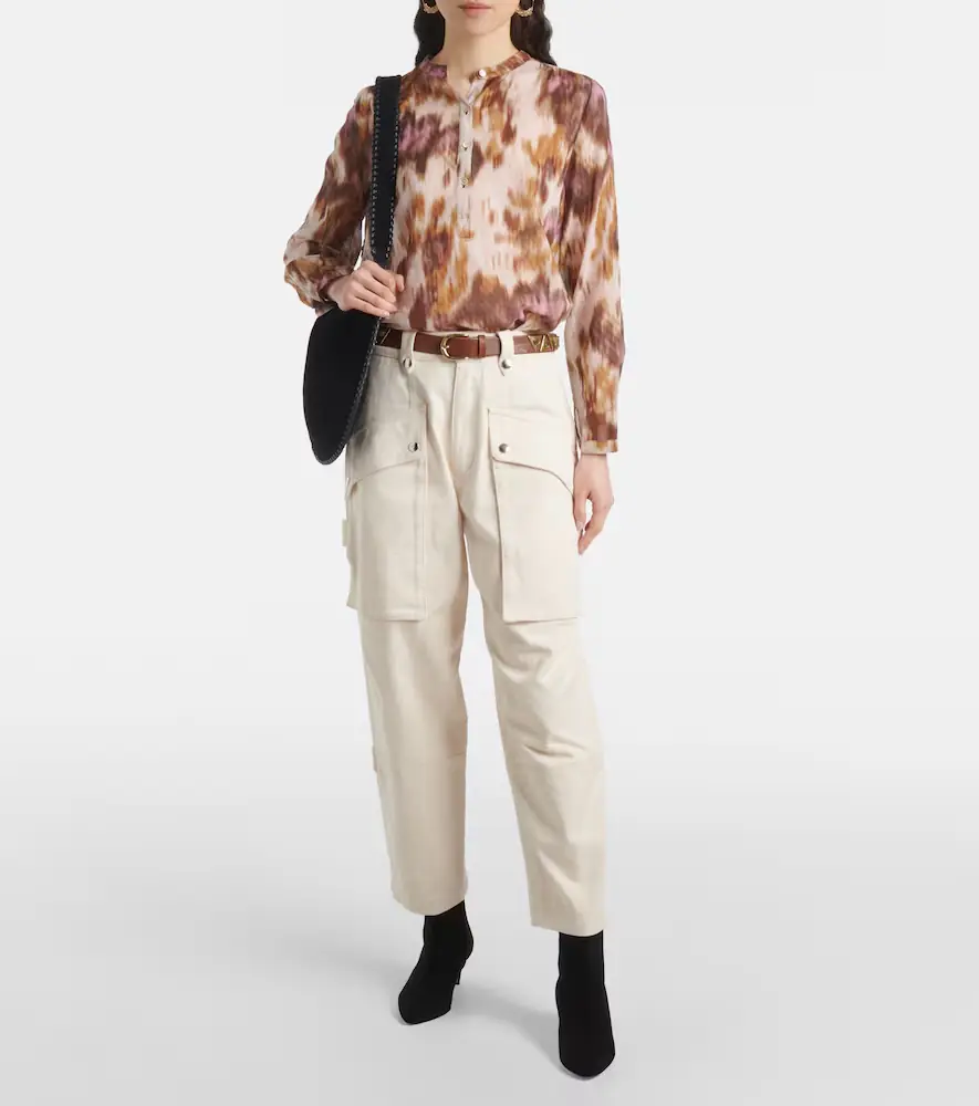 Marant Étoile Jannick low-rise cotton cargo pants | Thumbnail 2