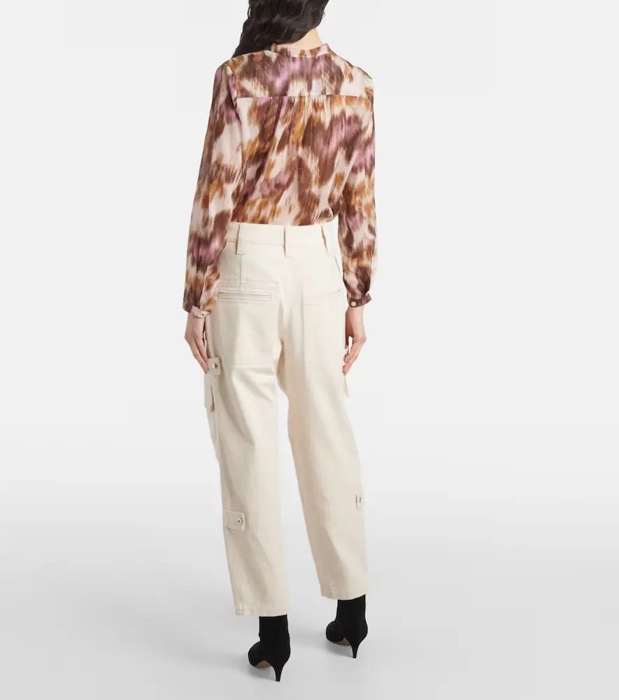 Marant Étoile Jannick low-rise cotton cargo pants | Thumbnail 4