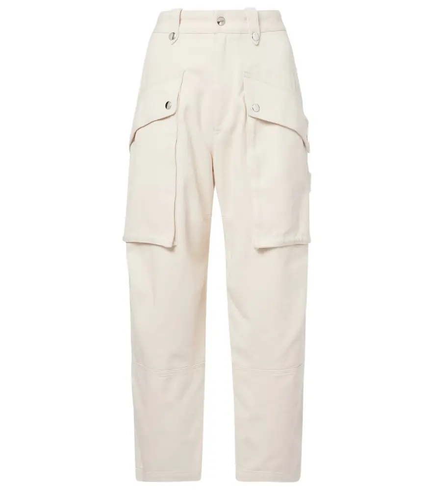 Marant Étoile Jannick low-rise cotton cargo pants