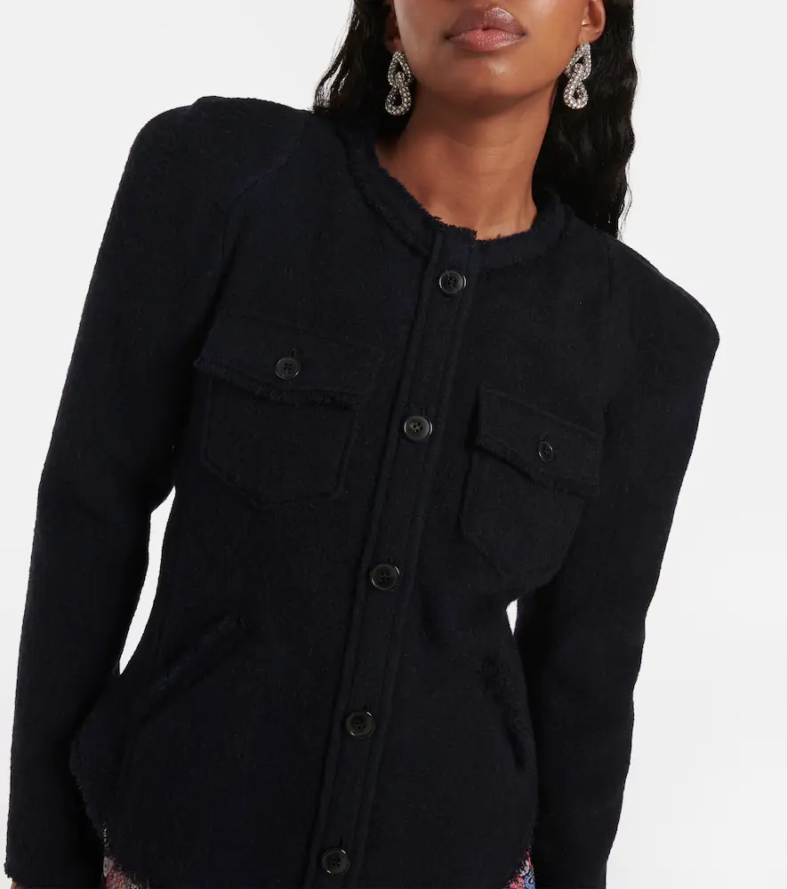 Marant Étoile Nelly wool-blend jacket | Thumbnail 3 Marant Étoile Nelly wool-blend jacket | Thumbnail 3