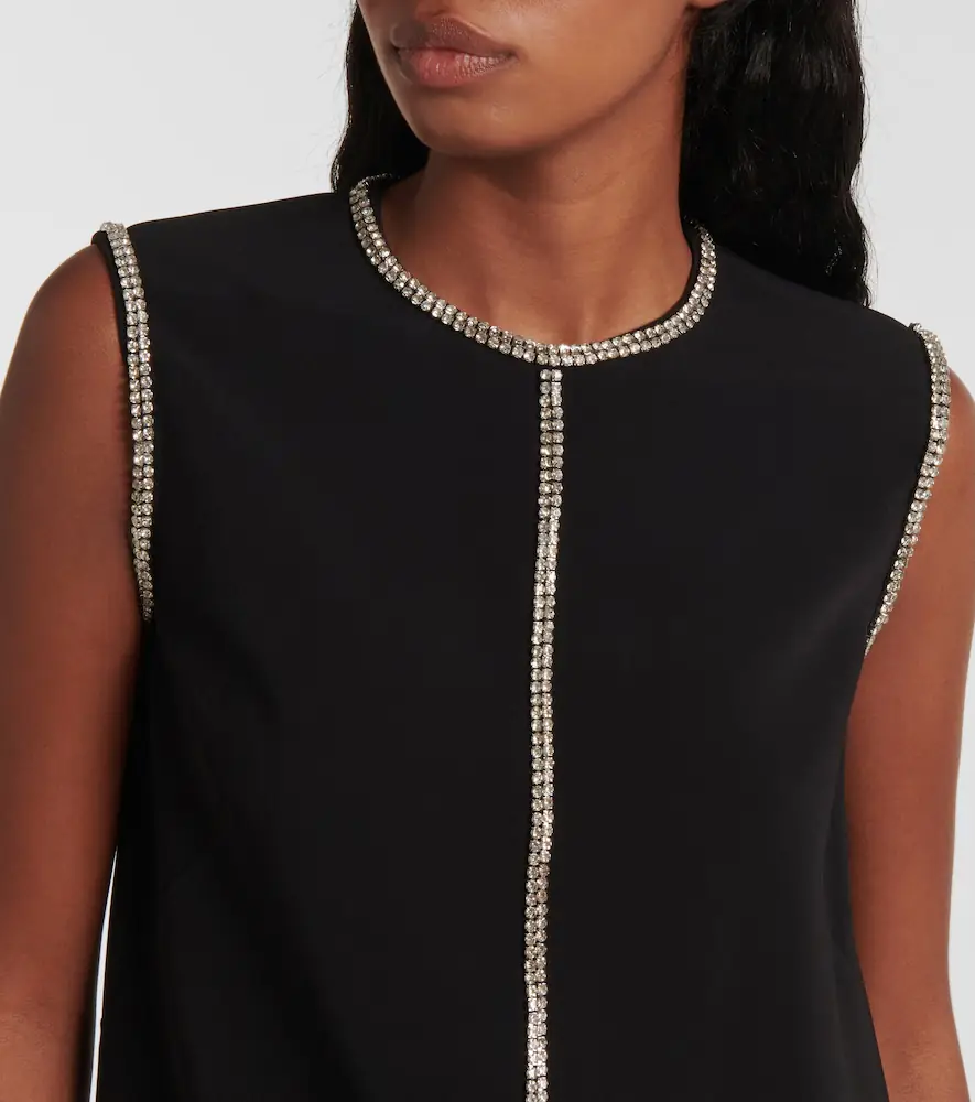Sportmax Earry embellished cady minidress | Thumbnail 3 Sportmax Earry embellished cady minidress | Thumbnail 3