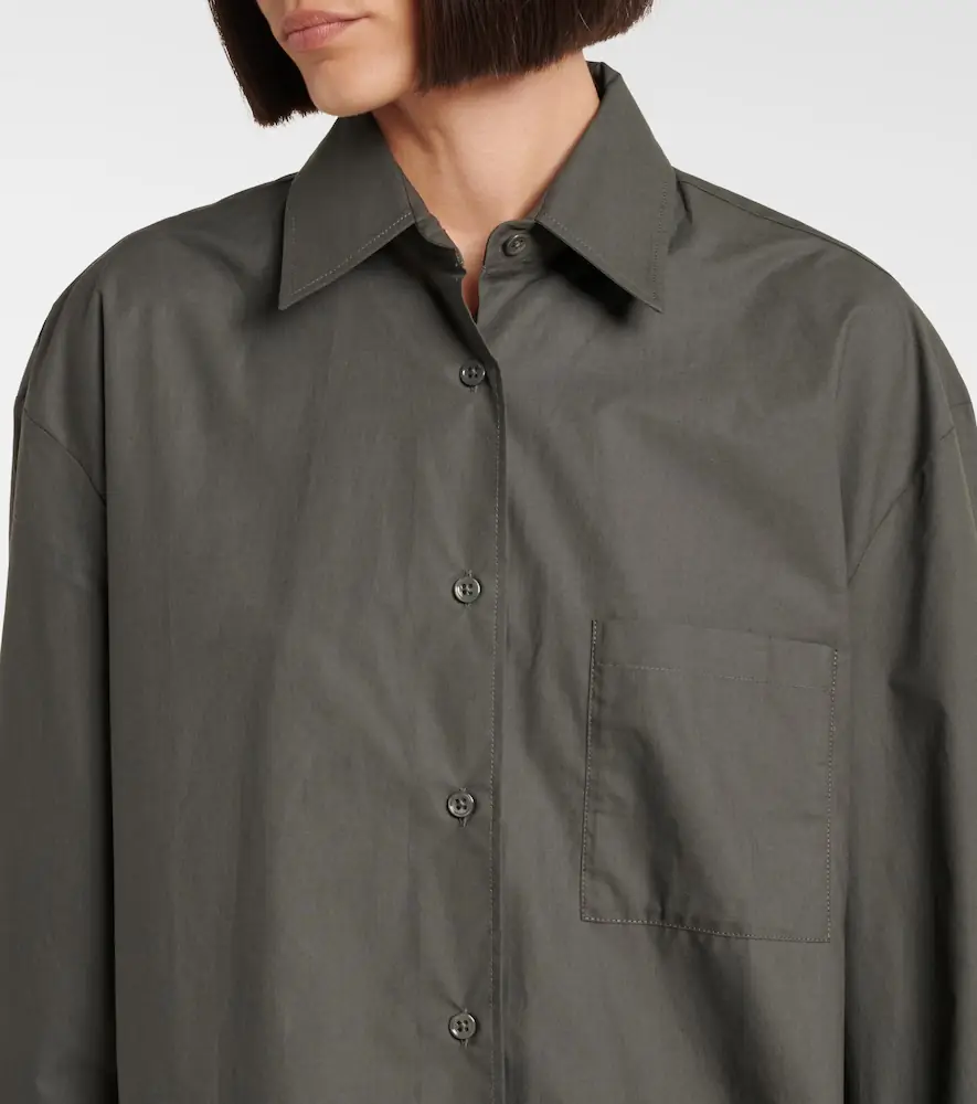 The Frankie Shop Helen cotton shirt | Thumbnail 4
