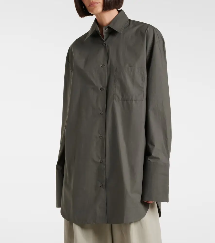 The Frankie Shop Helen cotton shirt | Thumbnail 5