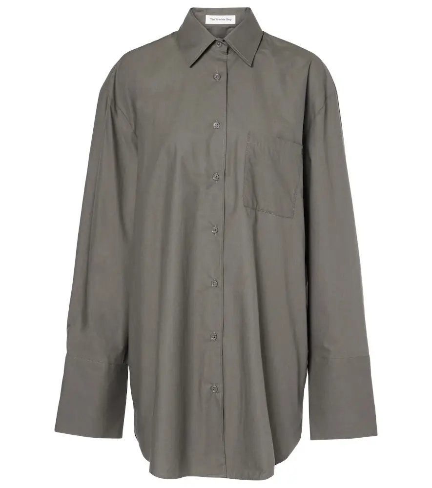 The Frankie Shop Helen cotton shirt | Image 1 The Frankie Shop Helen cotton shirt | Image 1