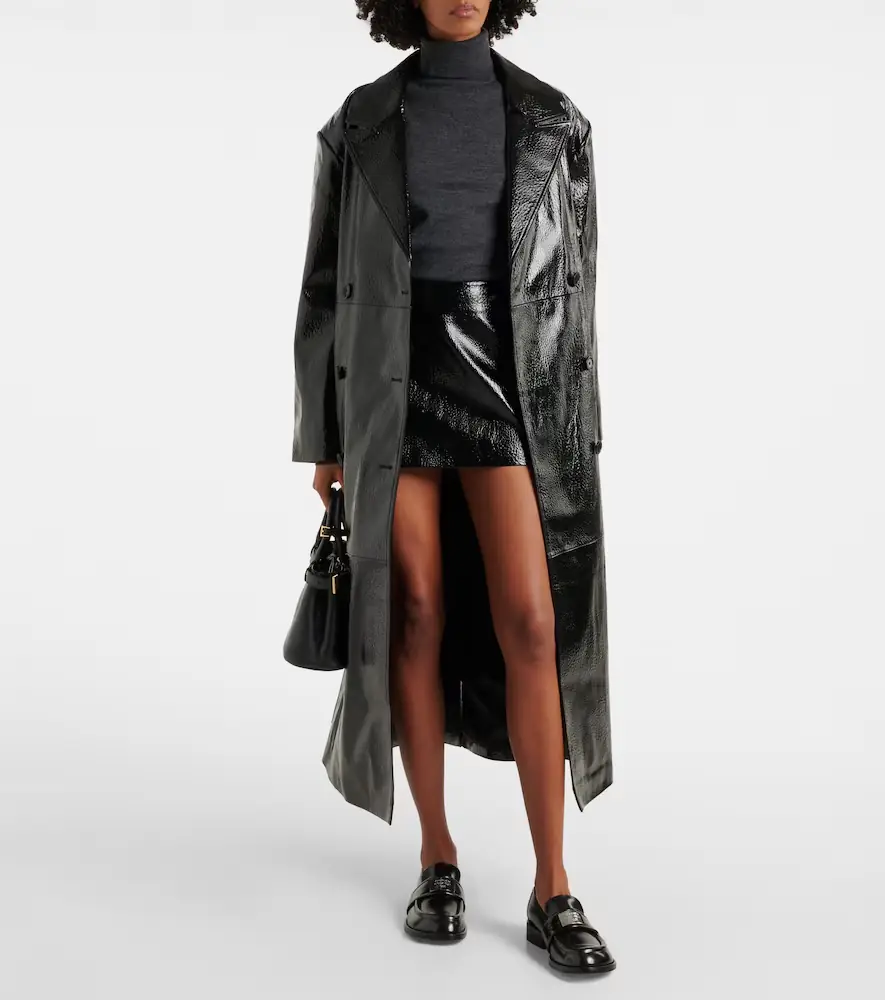 The Frankie Shop Mary faux leather miniskirt | Thumbnail 3