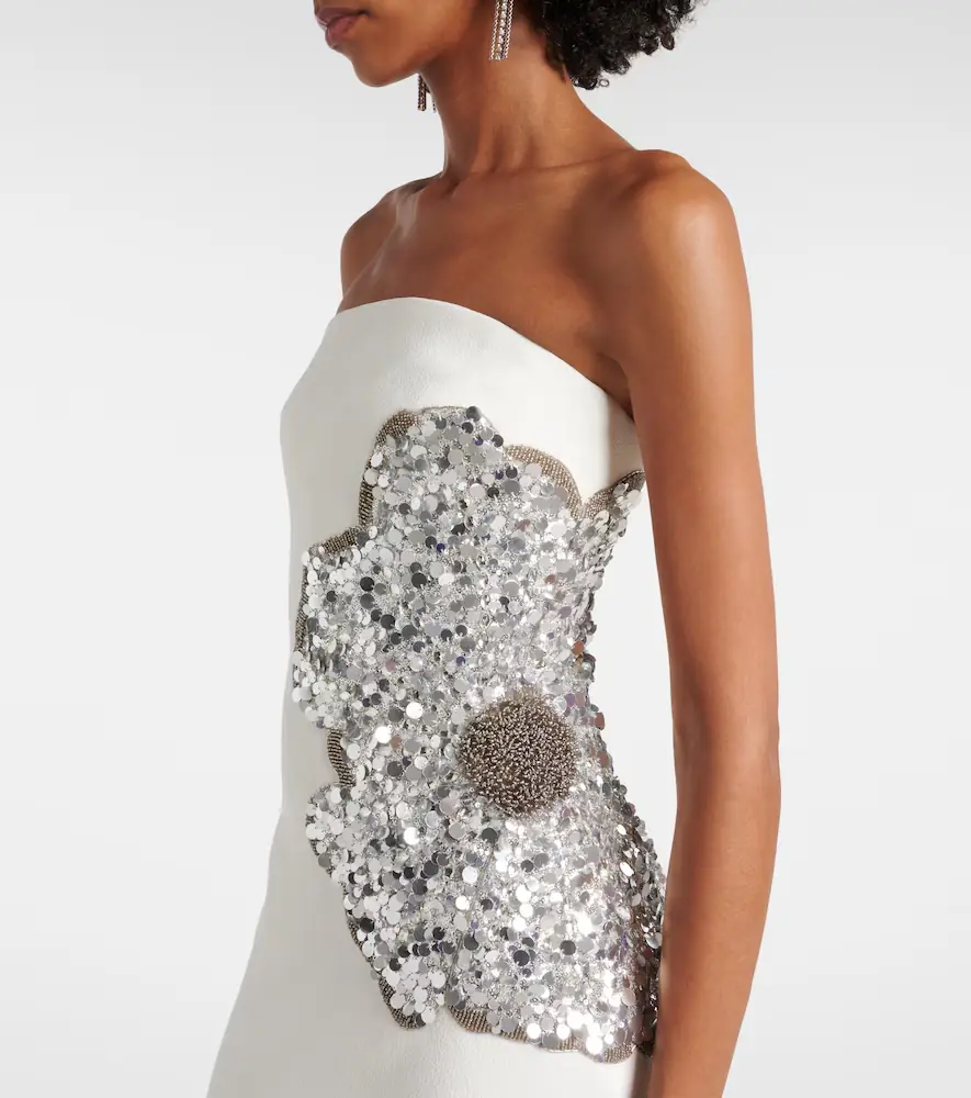 Rebecca Vallance Layana strapless embellished gown | Thumbnail 3 Rebecca Vallance Layana strapless embellished gown | Thumbnail 3