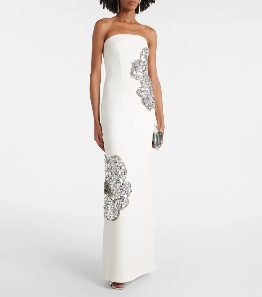 Rebecca Vallance Layana strapless embellished gown | Thumbnail 4 Rebecca Vallance Layana strapless embellished gown | Thumbnail 4