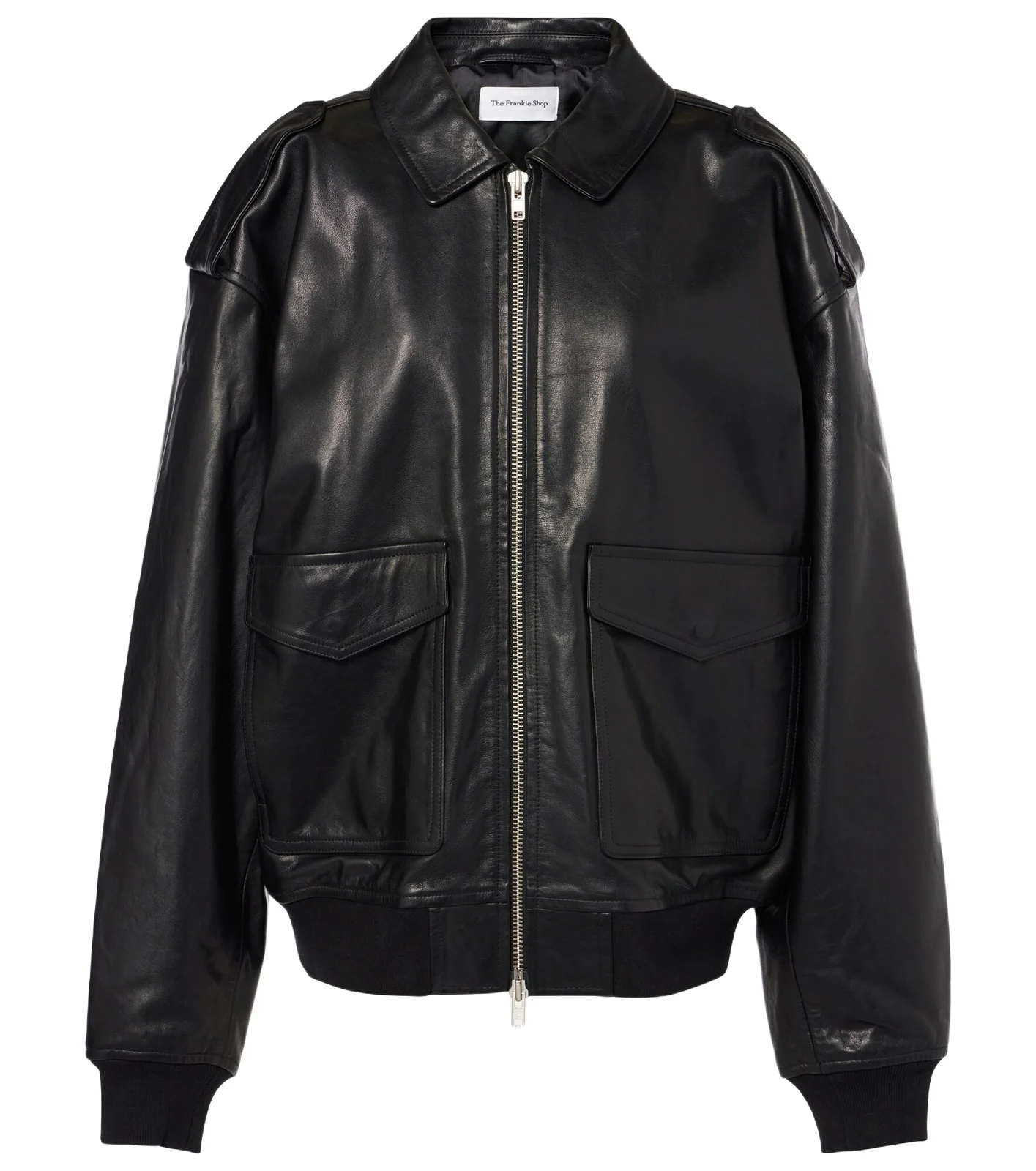 The Frankie Shop Viper leather jacket