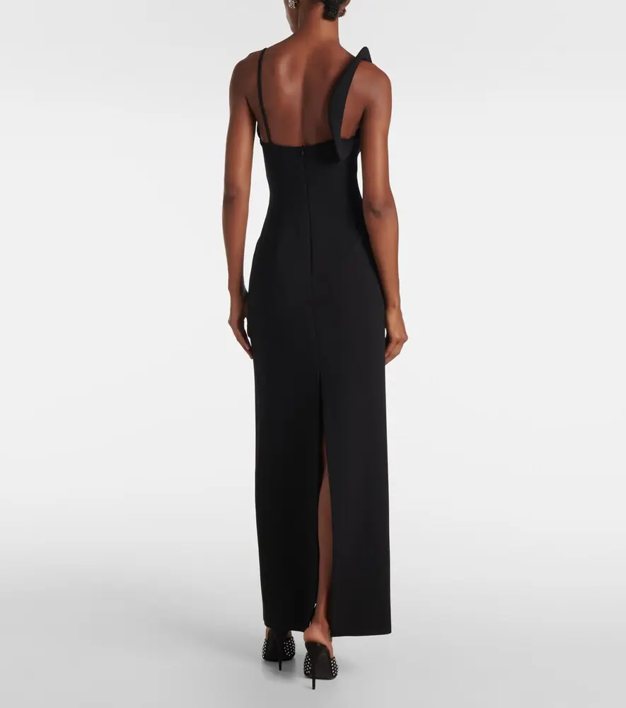 Magda Butrym Floral-appliqué wool-blend gown | Thumbnail 5 Magda Butrym Floral-appliqué wool-blend gown | Thumbnail 5