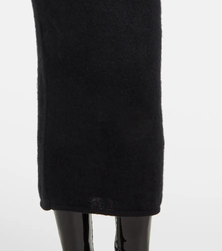 Magda Butrym Halterneck mohair-blend maxi dress | Thumbnail 6