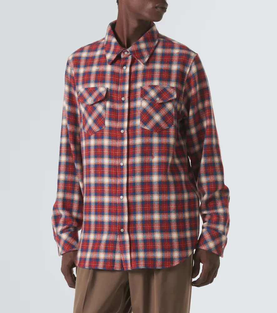 God’s True Cashmere Ski Santa Fe plaid cashmere shirt | Thumbnail 2 God’s True Cashmere Ski Santa Fe plaid cashmere shirt | Thumbnail 2