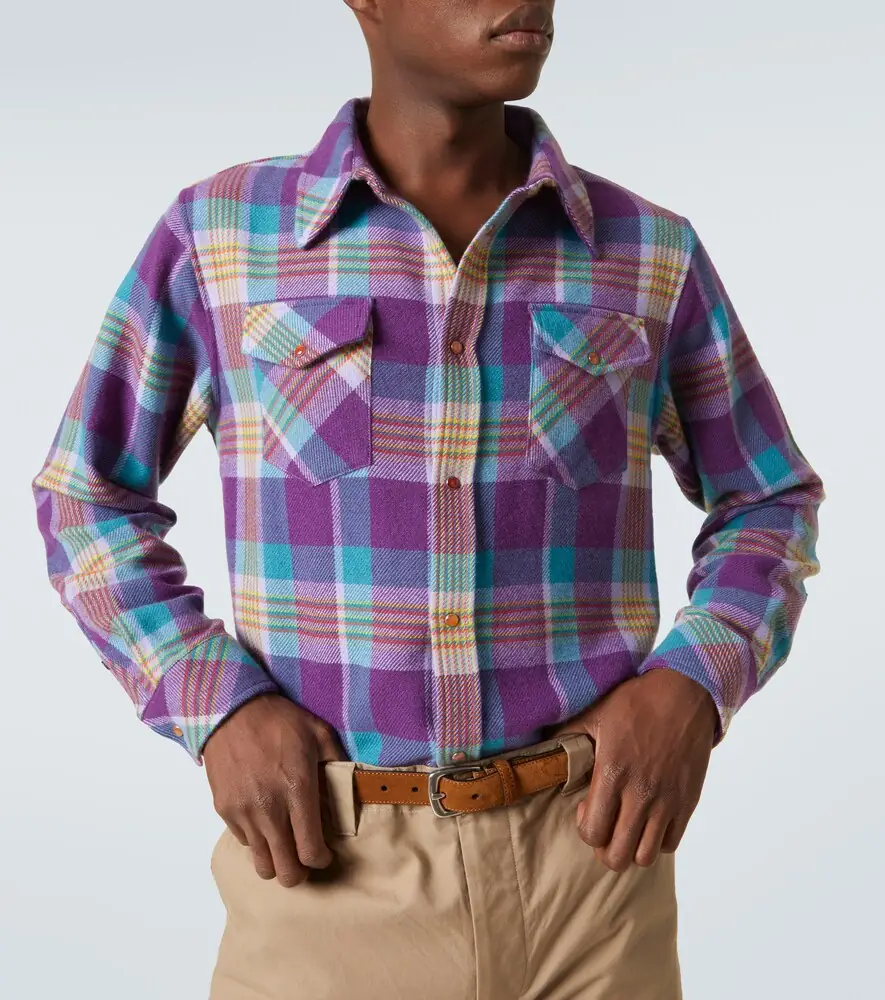 God’s True Cashmere Checked cashmere shirt | Thumbnail 2 God’s True Cashmere Checked cashmere shirt | Thumbnail 2