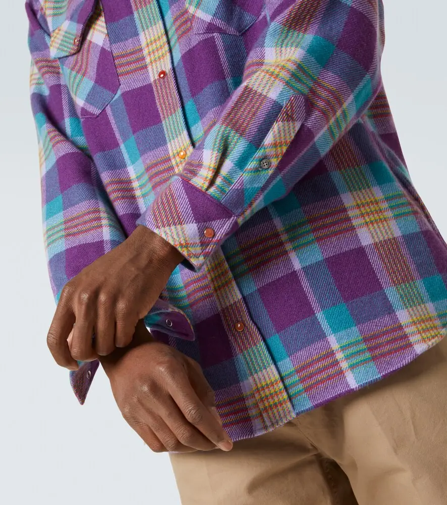 God’s True Cashmere Checked cashmere shirt | Thumbnail 3 God’s True Cashmere Checked cashmere shirt | Thumbnail 3