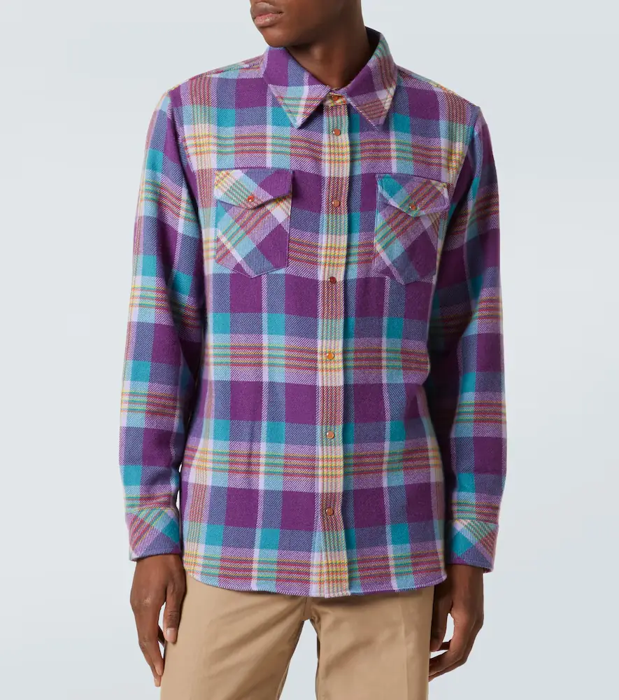 God’s True Cashmere Checked cashmere shirt | Thumbnail 5 God’s True Cashmere Checked cashmere shirt | Thumbnail 5