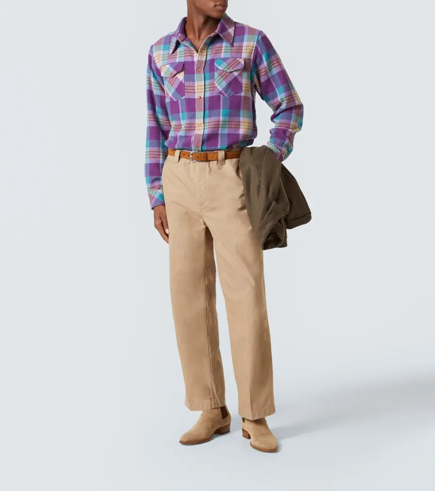 God’s True Cashmere Checked cashmere shirt | Thumbnail 6 God’s True Cashmere Checked cashmere shirt | Thumbnail 6