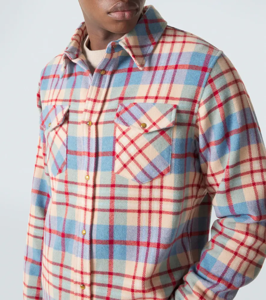 God’s True Cashmere Al's Run plaid cashmere shirt | Thumbnail 6 God’s True Cashmere Al's Run plaid cashmere shirt | Thumbnail 6