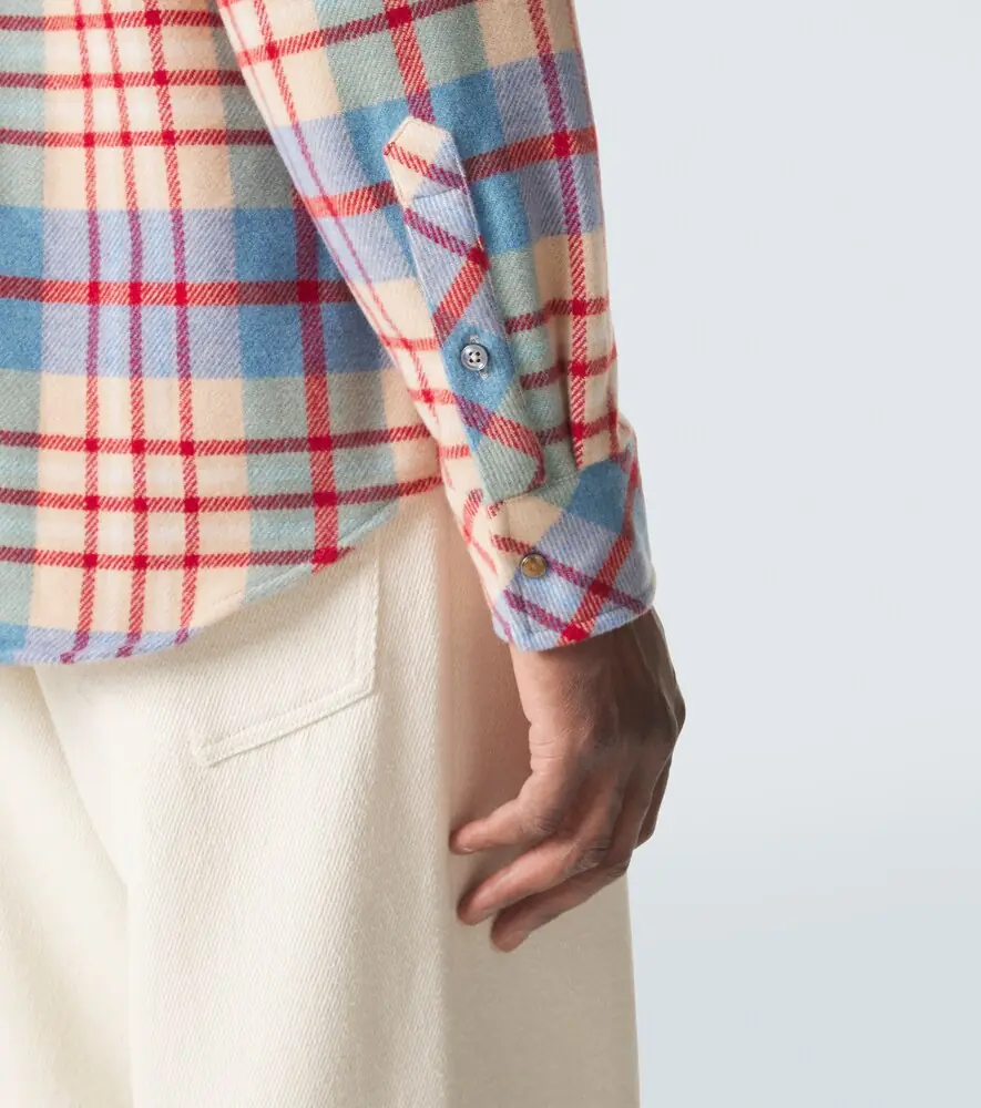 God’s True Cashmere Al's Run plaid cashmere shirt | Thumbnail 7 God’s True Cashmere Al's Run plaid cashmere shirt | Thumbnail 7
