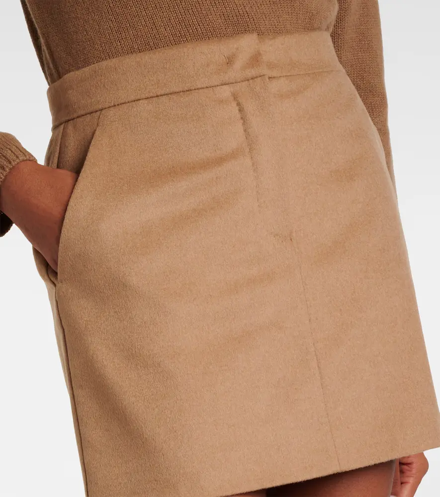 Max Mara Ancella camel hair miniskirt | Thumbnail 3 Max Mara Ancella camel hair miniskirt | Thumbnail 3