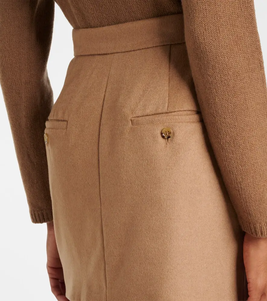 Max Mara Ancella camel hair miniskirt | Thumbnail 4 Max Mara Ancella camel hair miniskirt | Thumbnail 4